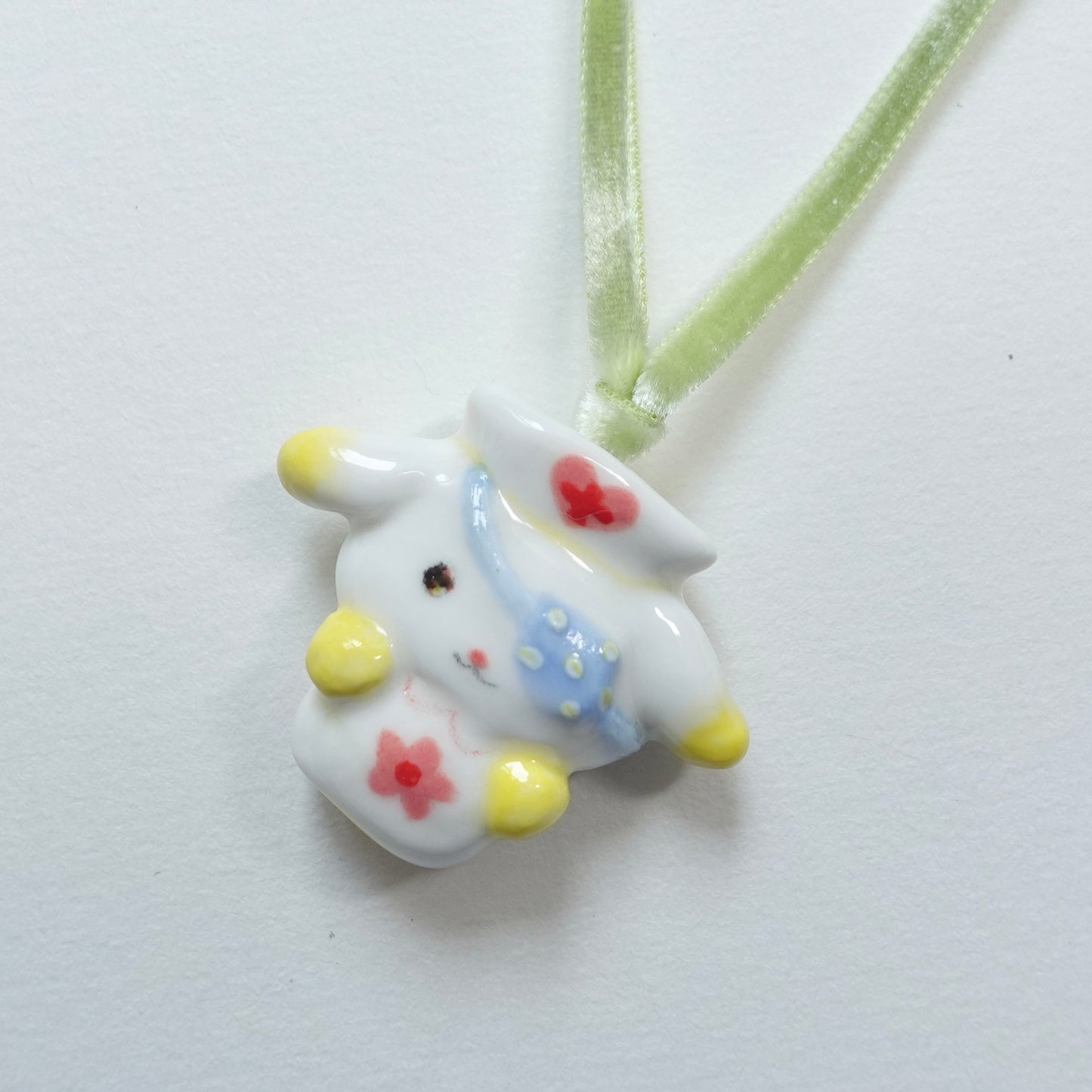 Ceramic Pendant - Spring Nurse Puppy