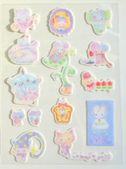 Soft Plush Sticker - Soft Friends🪽