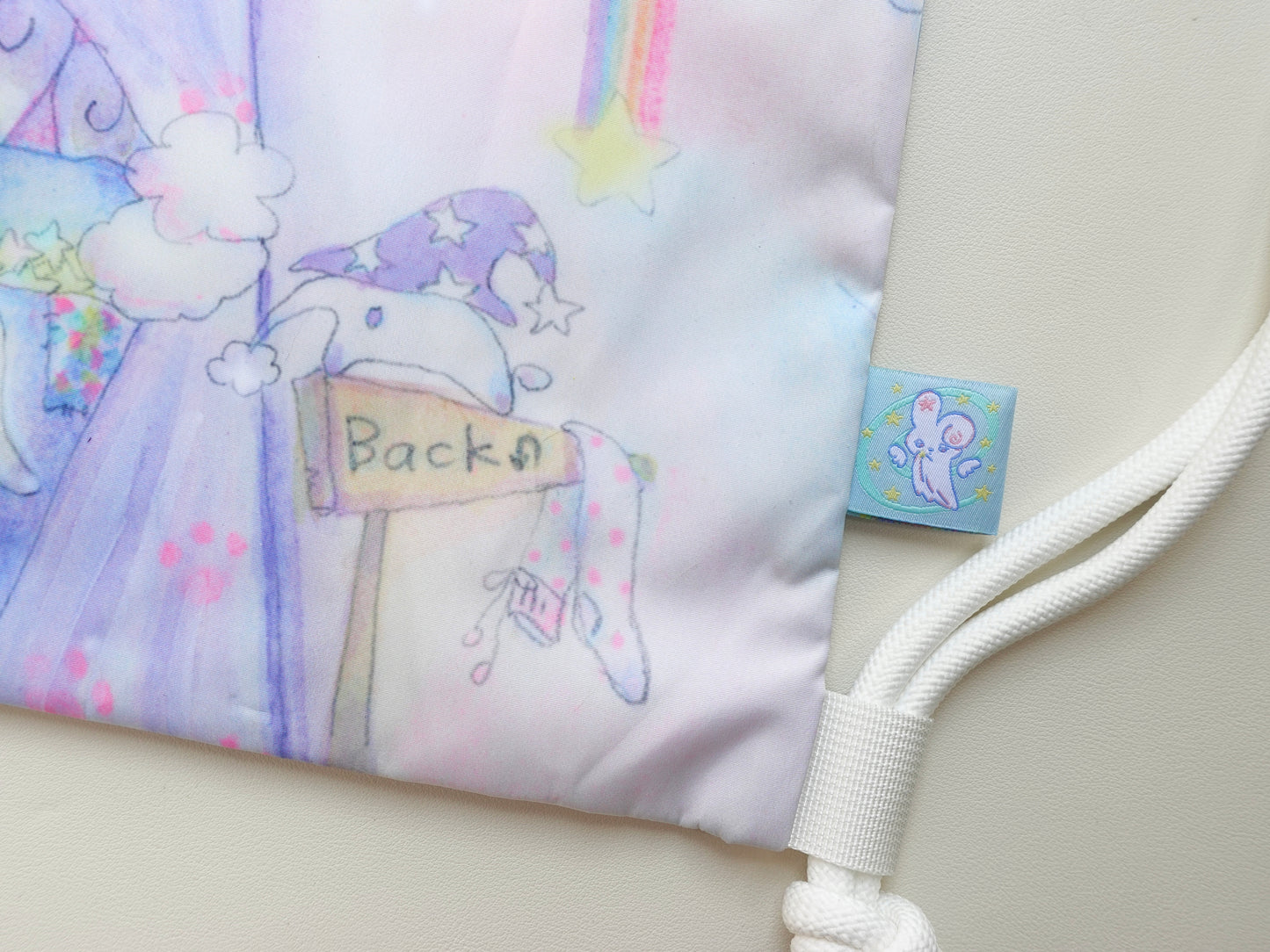 Drawstring Backpack - Error world, we hugging☁️