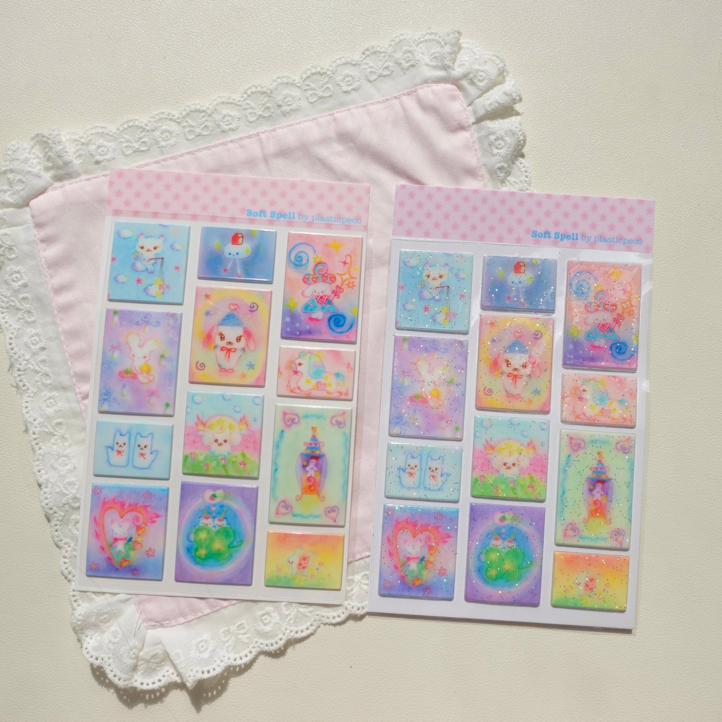 PVC Puffy Sticker - Soft Spell⋆˚꩜｡✨