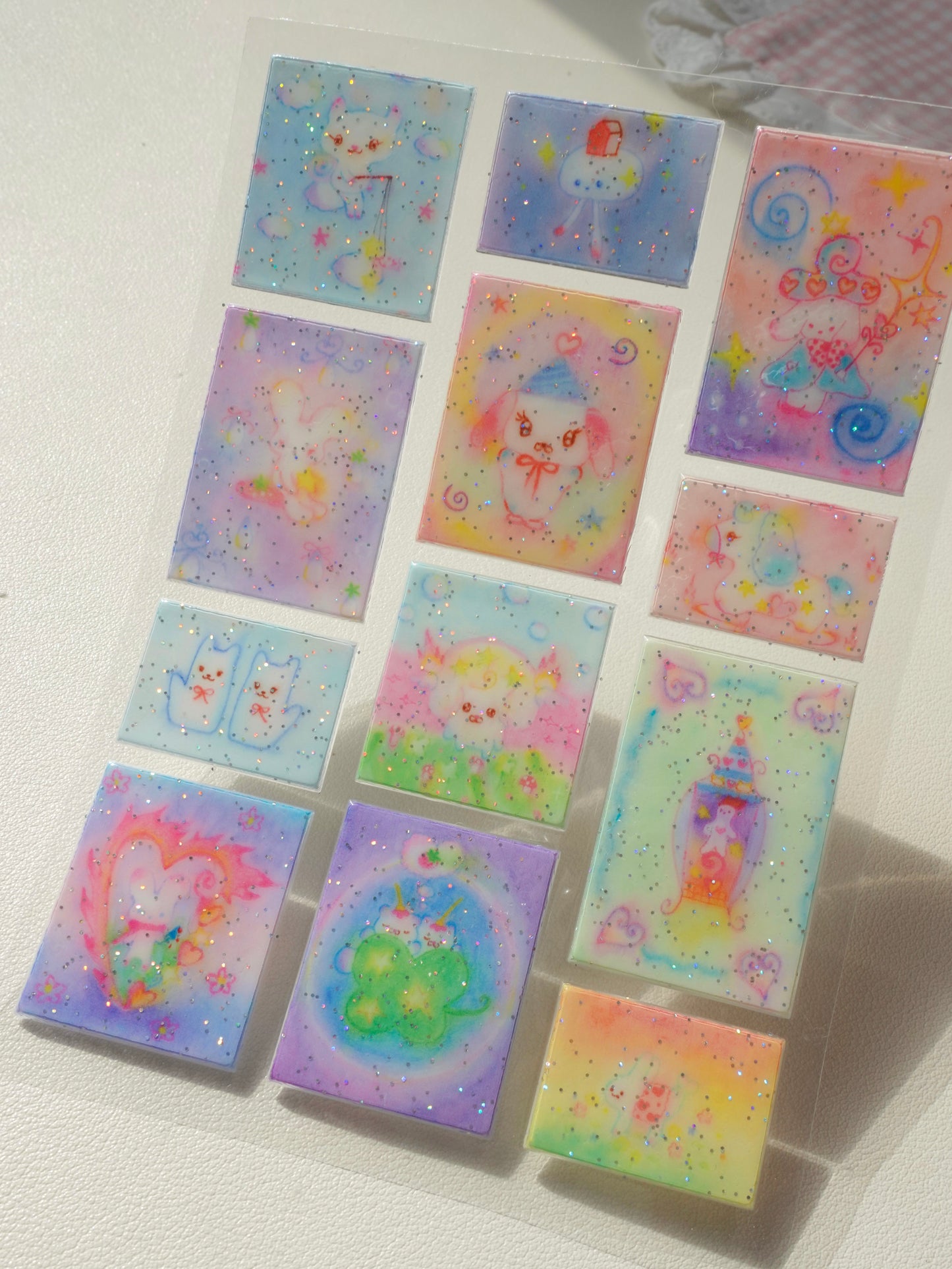 PVC Puffy Sticker - Soft Spell⋆˚꩜｡✨