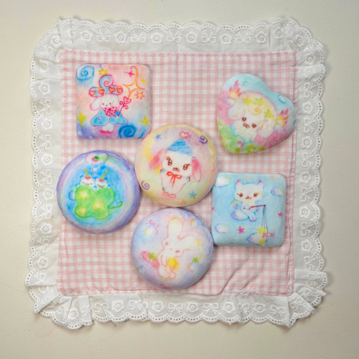 Plush Badge - Soft Spell⋆˚꩜｡☁️