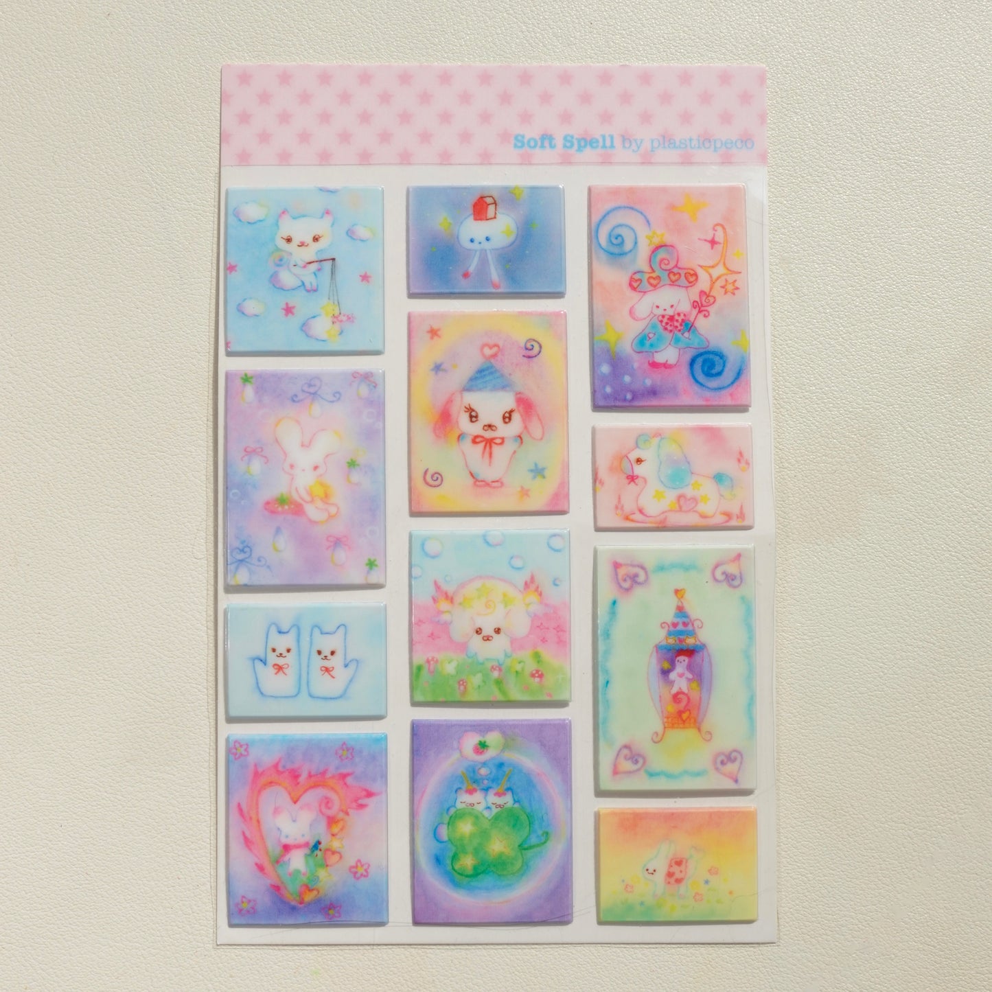 PVC Puffy Sticker - Soft Spell⋆˚꩜｡✨