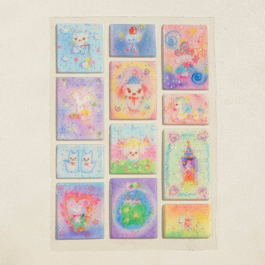 PVC Puffy Sticker - Soft Spell⋆˚꩜｡✨
