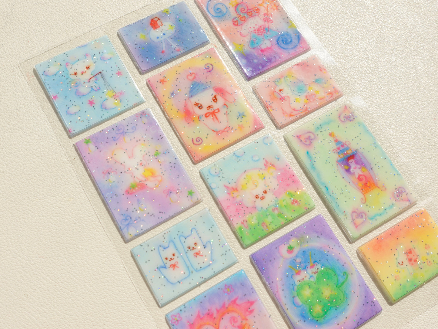 PVC Puffy Sticker - Soft Spell⋆˚꩜｡✨