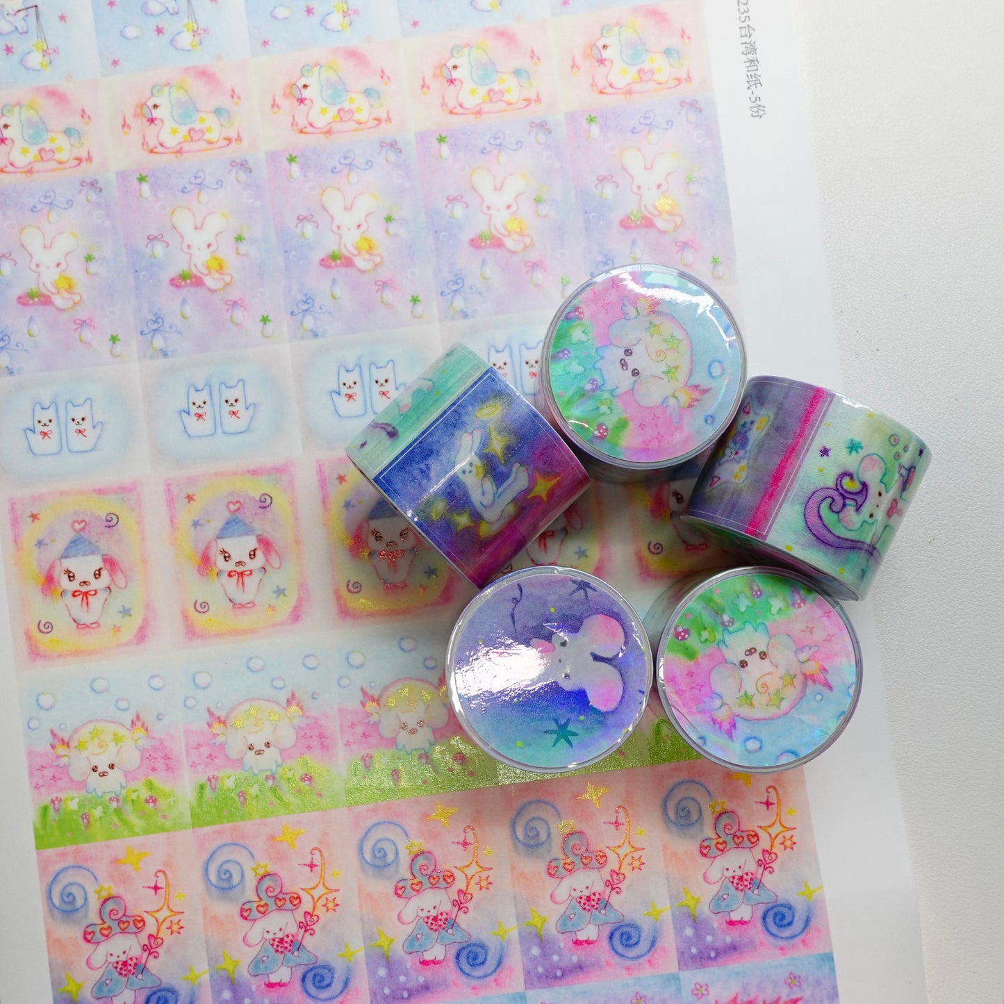 Washi Tape - Soft Spell⋆˚꩜｡✨