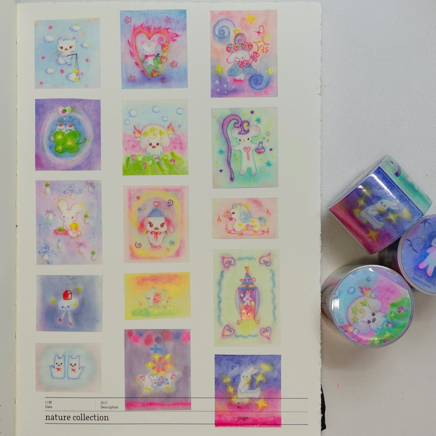 Washi Tape - Soft Spell⋆˚꩜｡✨