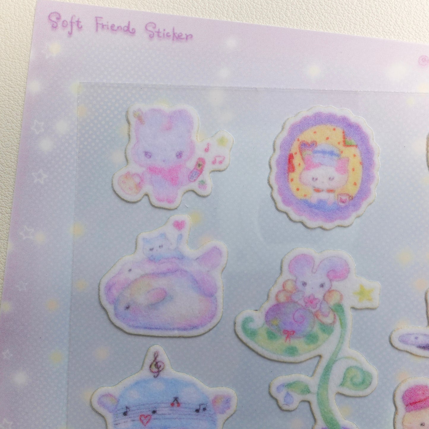 Soft Plush Sticker - Soft Friends🪽