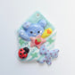 Ceramic Pendant - A hello from blue bear