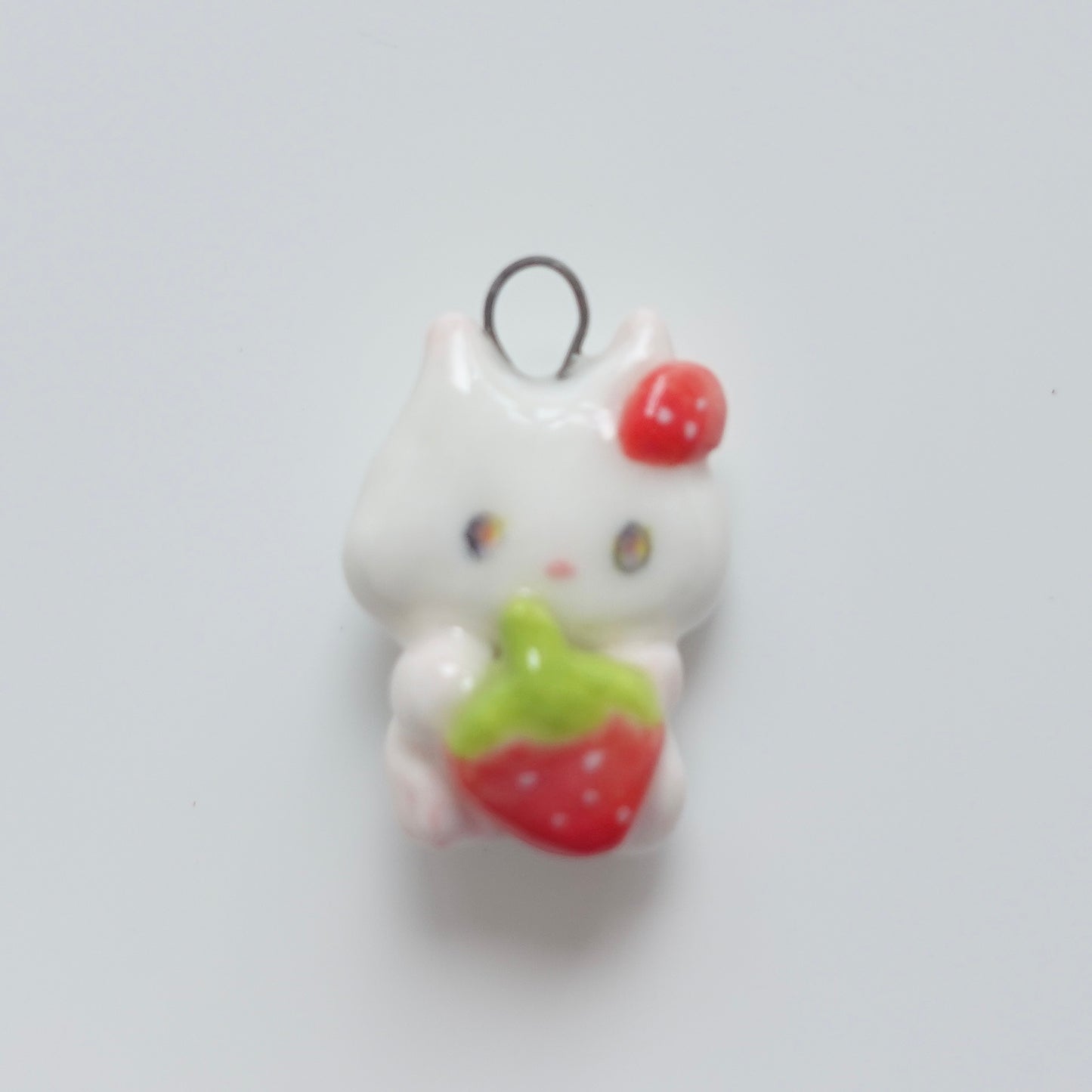 Ceramic Pendant - 🍓&🍀