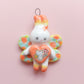 Ceramic Pendant - A Bunny in Bloom