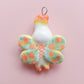 Ceramic Pendant - A Bunny in Bloom