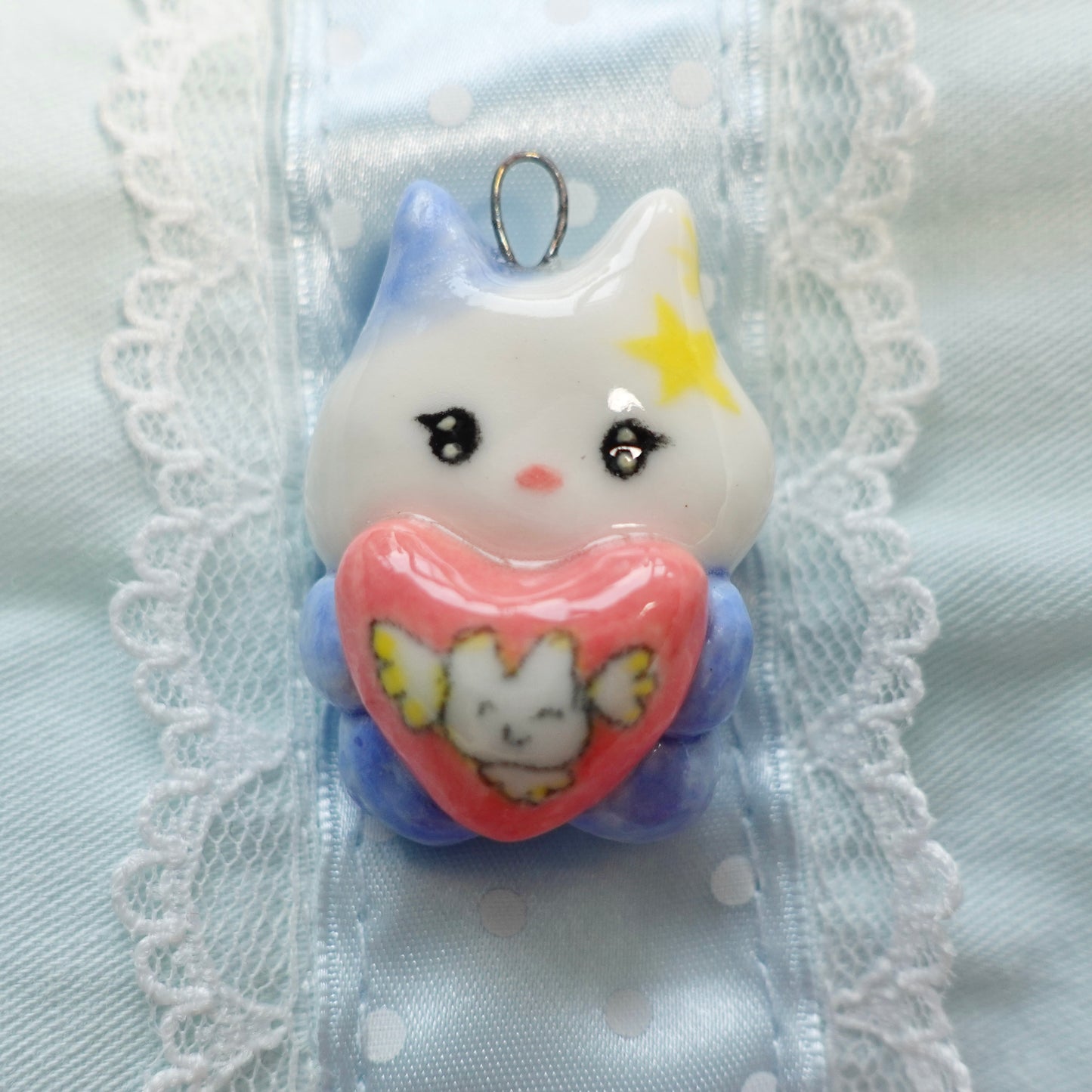 Ceramic Pendant - A Heart to Hold