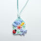 Ceramic Pendant - A hello from blue bear
