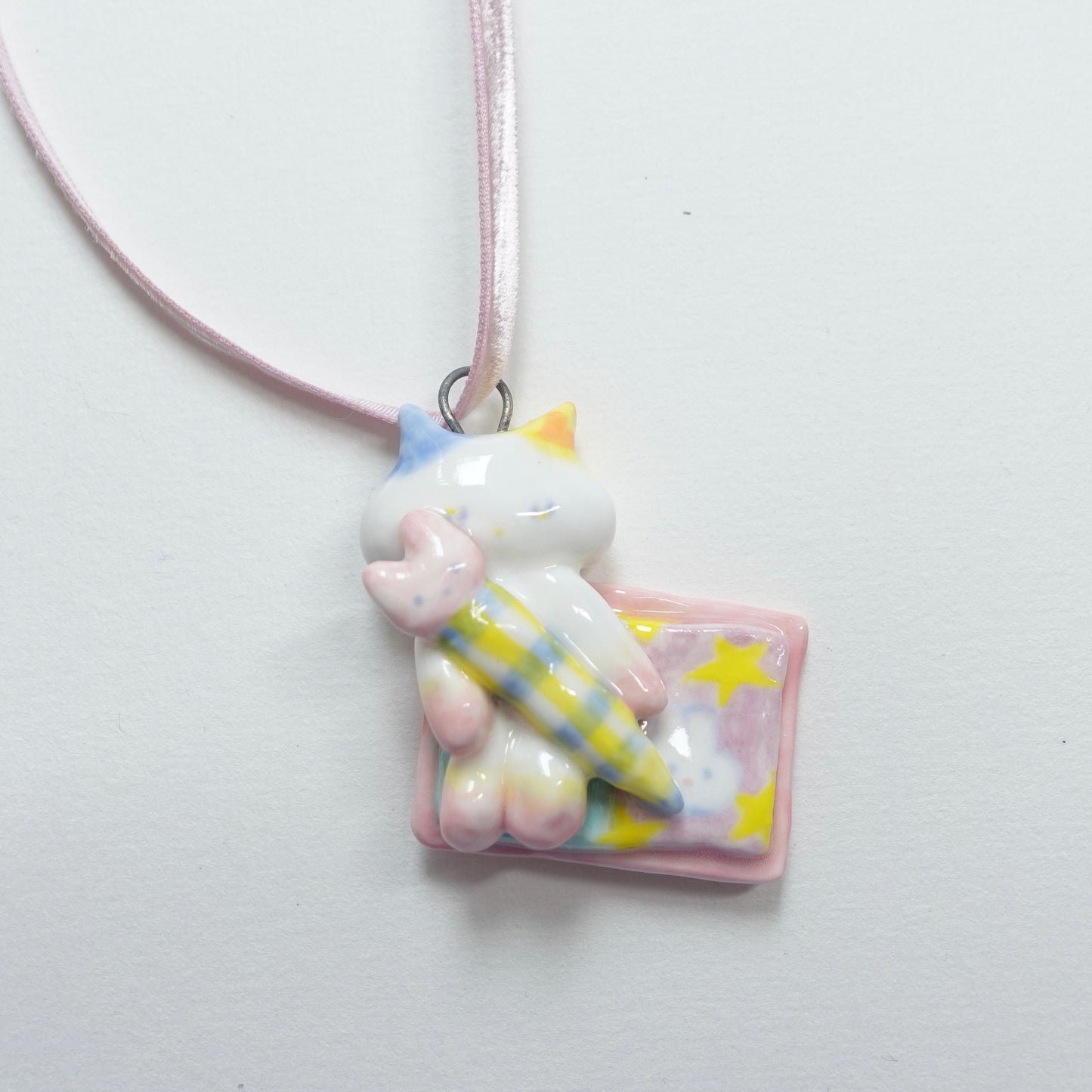 Ceramic Pendant - Sketchbook Bunny