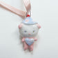 Ceramic Pendant - Blue Hat Friend