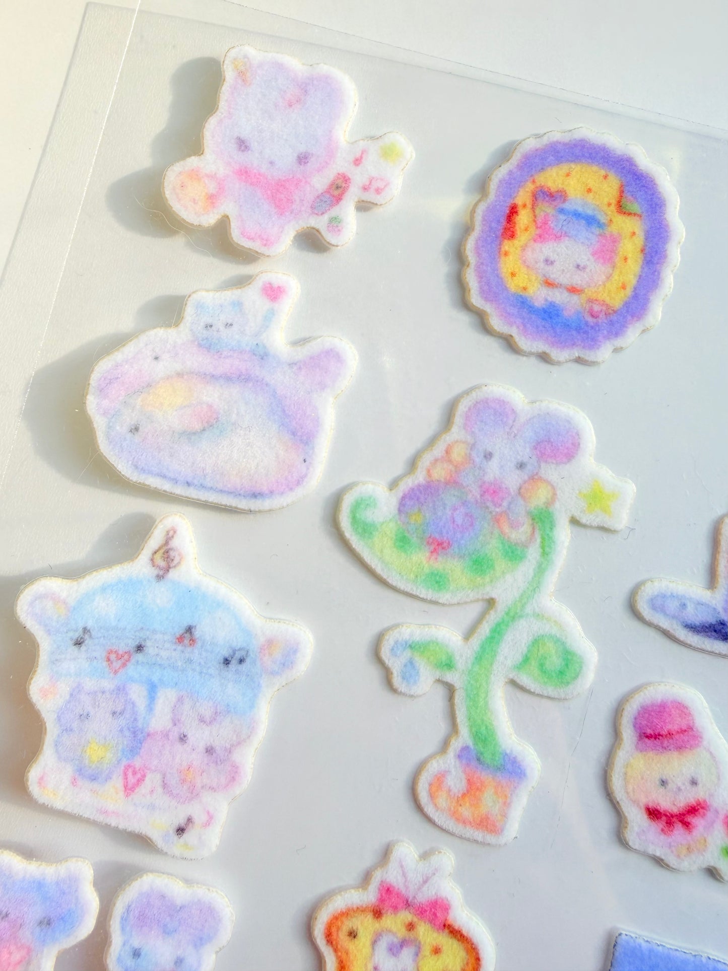 Soft Plush Sticker - Soft Friends🪽