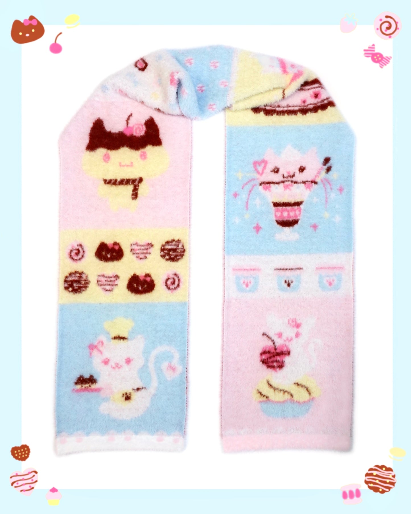 Scarf - Kittea Party 🍰🥄🐾