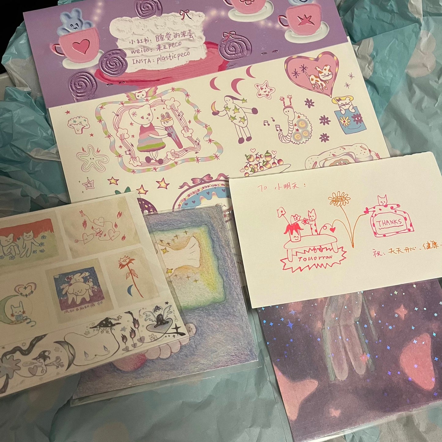 Temporary Tattoo Sticker - Be Happy with Peco~☆.。.:*・°☆.。.:*
